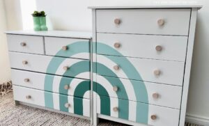 Paint mismatched furniture - the final pieces