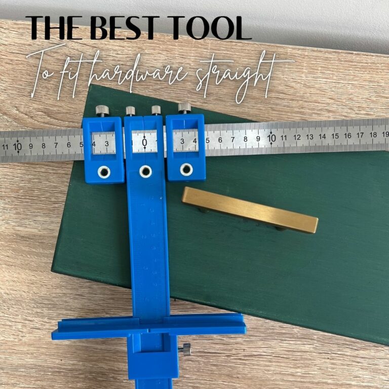 The best tool to fit hardware straight