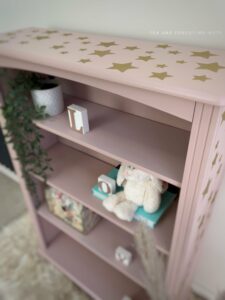 Finished bookshelf for a tweenager