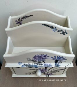 Redecorate plain decor - Finished letter rack from above 
