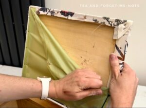 removing the fabric