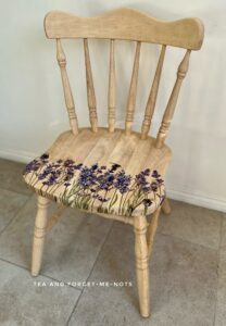 upcycle an old wooden chair