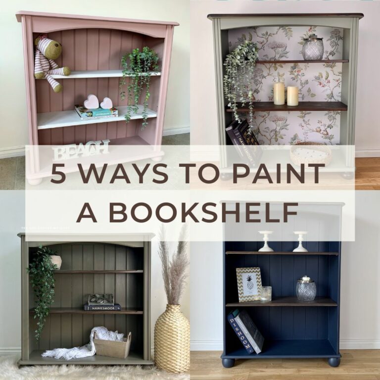 5 Unique Ways to Paint a Bookshelf