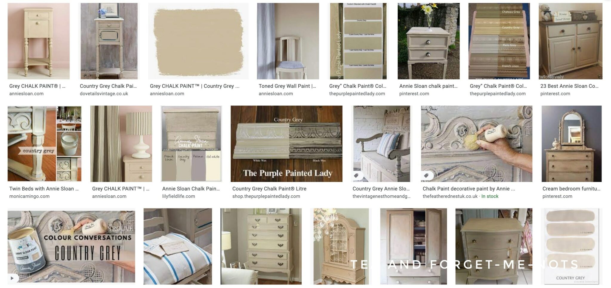How To Choose The Best Paint Colours For Furniture Tea and