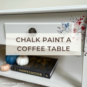 Beautiful coffee table makeover with chalk paint | Bohemian Wedding Transfer
