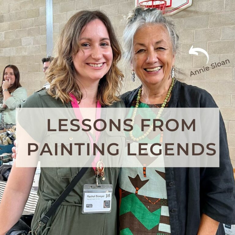 How to improve your furniture painting skills (lessons learned from a painting conference)