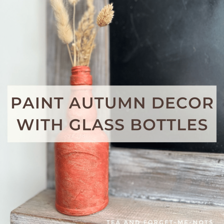 7 Easy Ways to Paint Old Glass Bottles for Autumn Decor (Part 1)