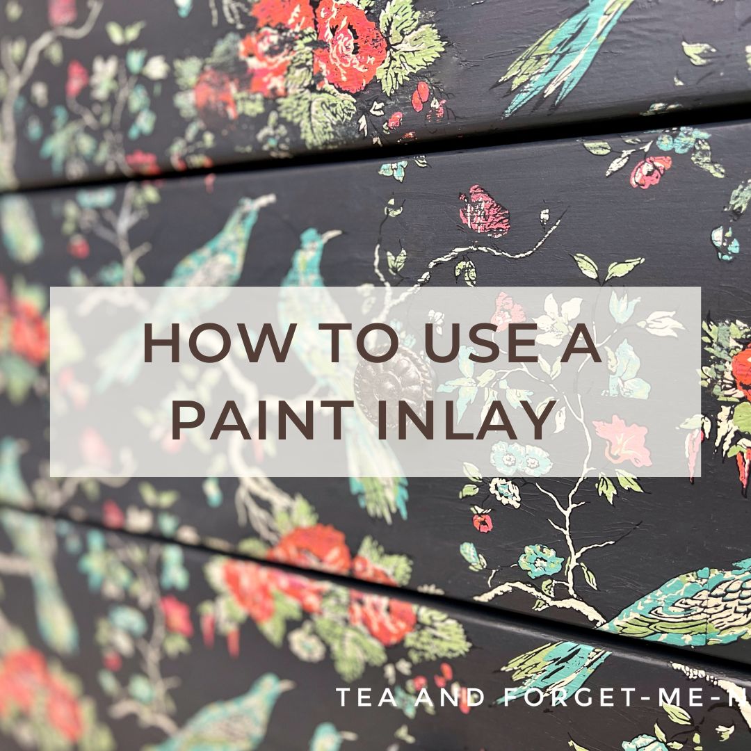 Stunning Makeover using Paint Inlay – Painting Furniture Before and After
