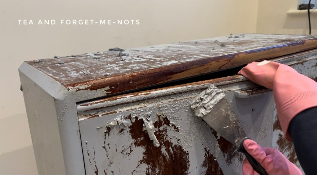 Best Paint Remover for Wood Furniture Restoration Project Tea and