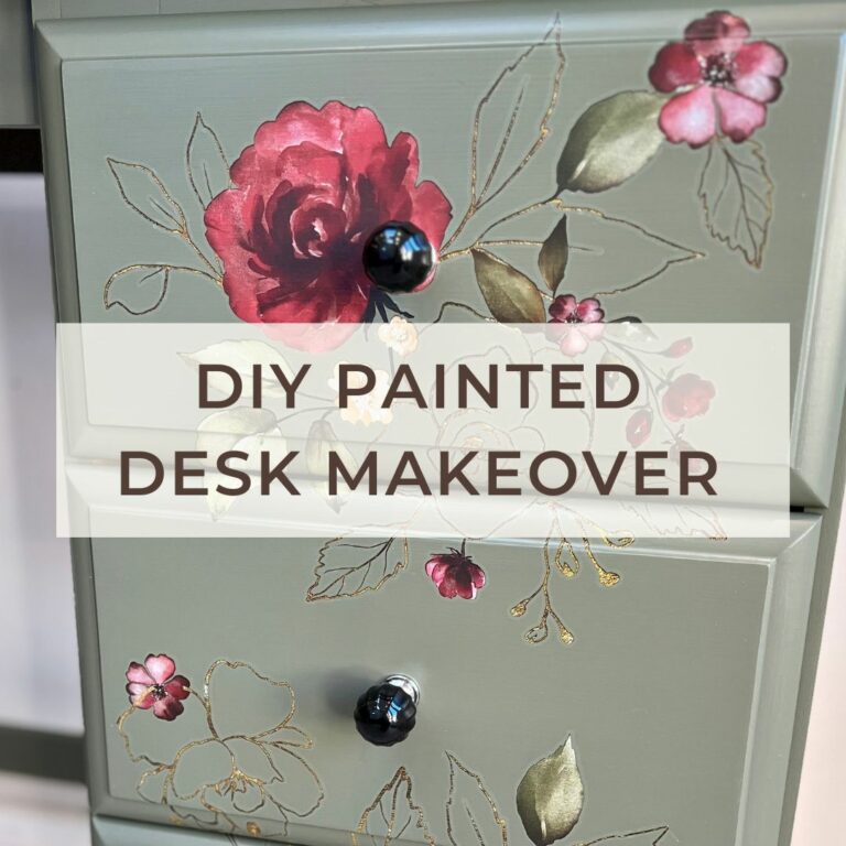 DIY Desk Makeover with Charity Shop Furniture