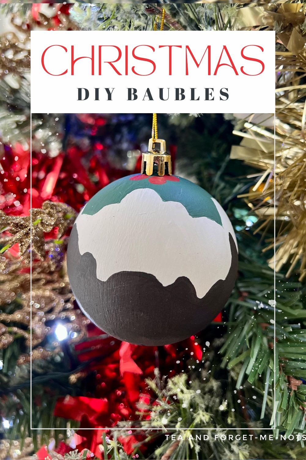 Christmas Paint Night Ideas Fun and Easy Bauble Designs Tea and