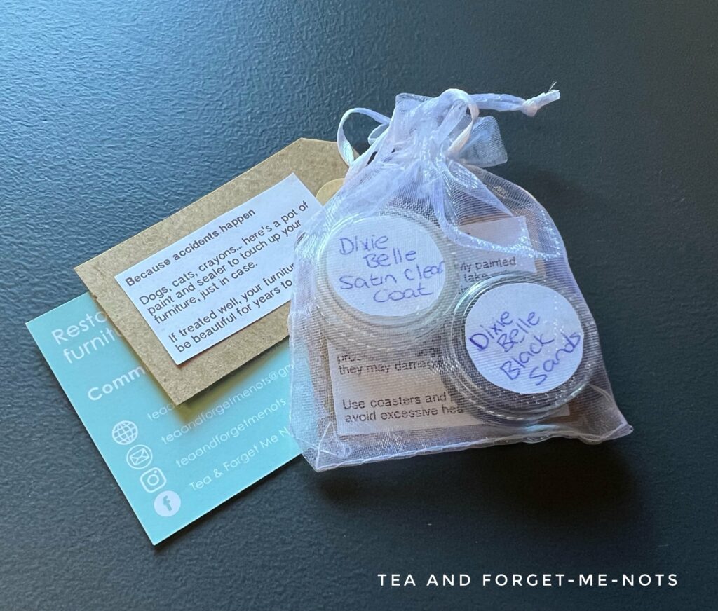 Paint touch up kit for painted furniture refinishers tea and forget