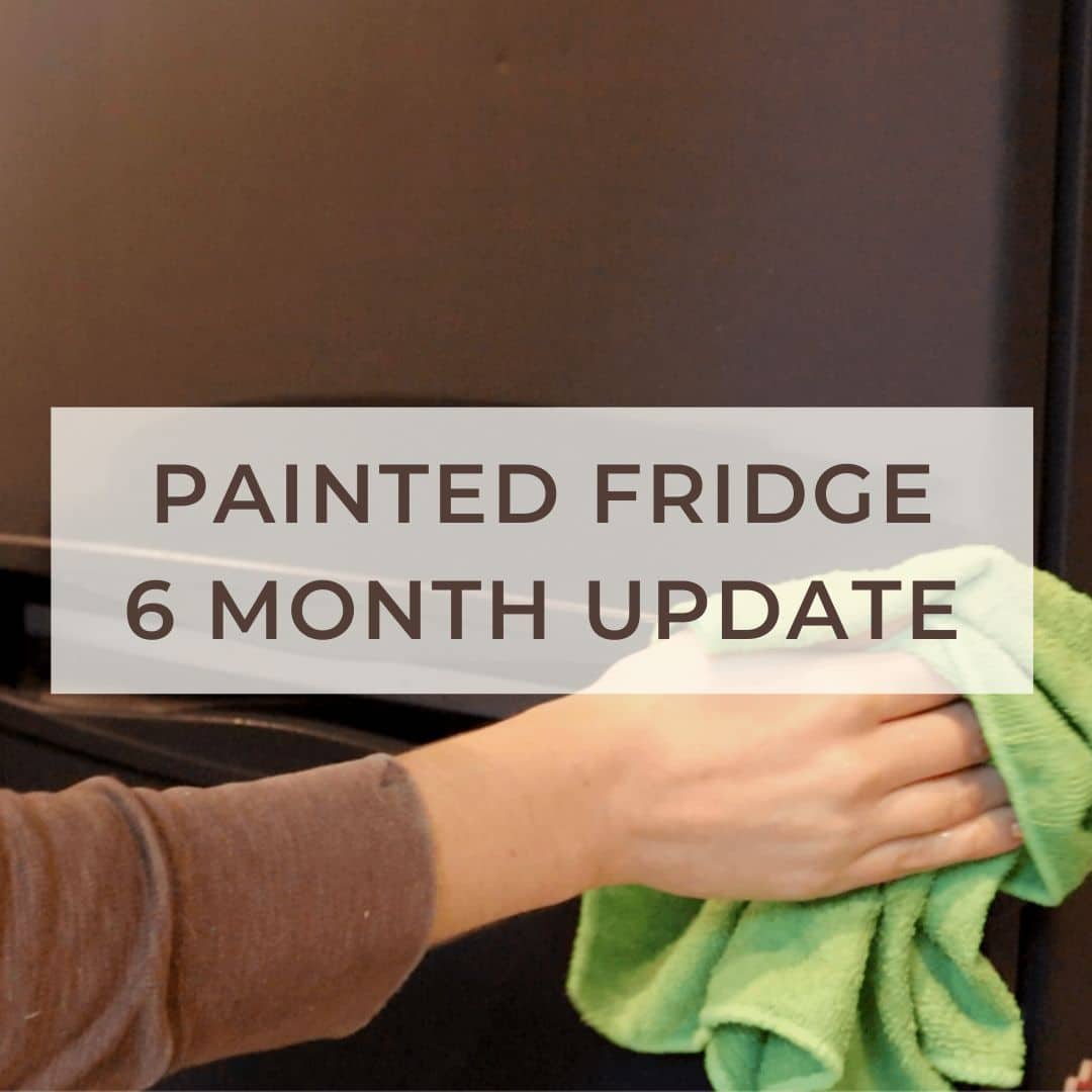 painted fridge