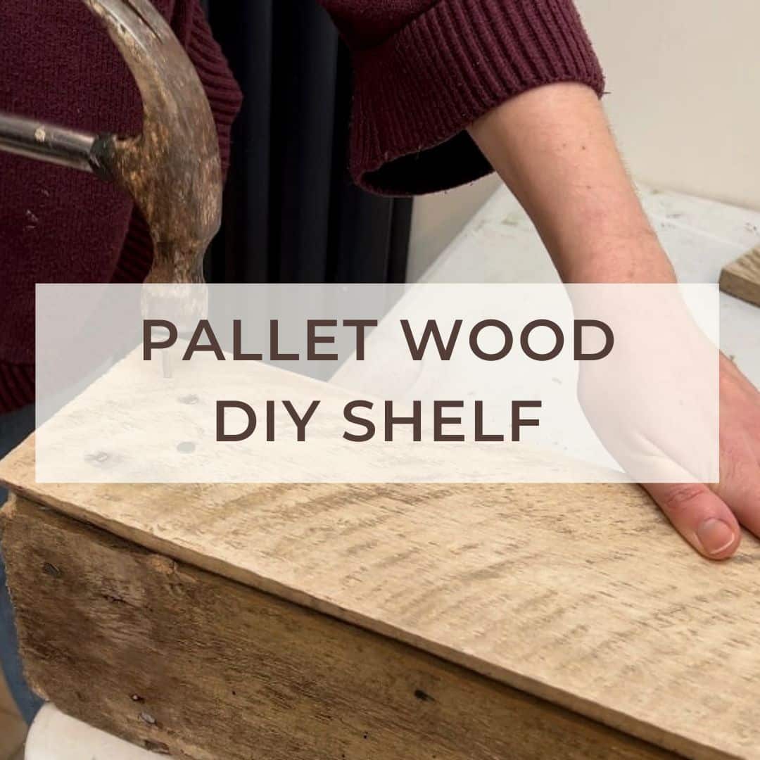 pallet diy shelf