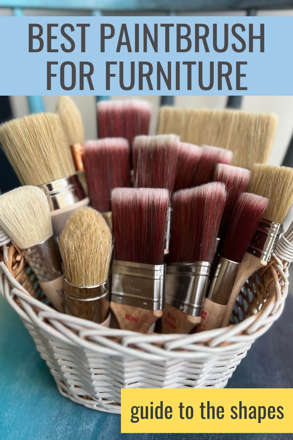 The Best Paint Brush For Furniture (And What Each Shape Is For) Tea