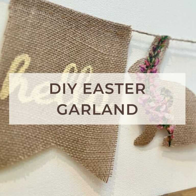 Make an Easy DIY Easter Garland (Pretty Spring Craft)