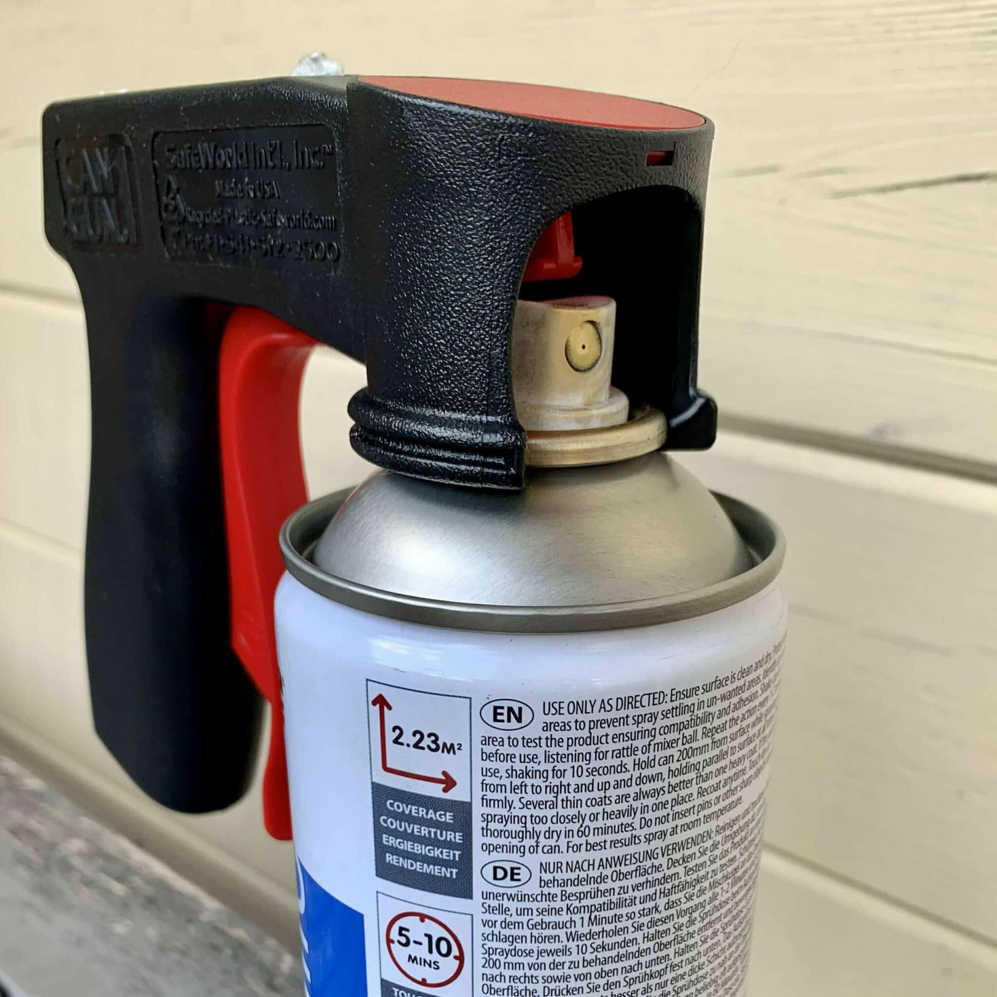 spray can handle attachment