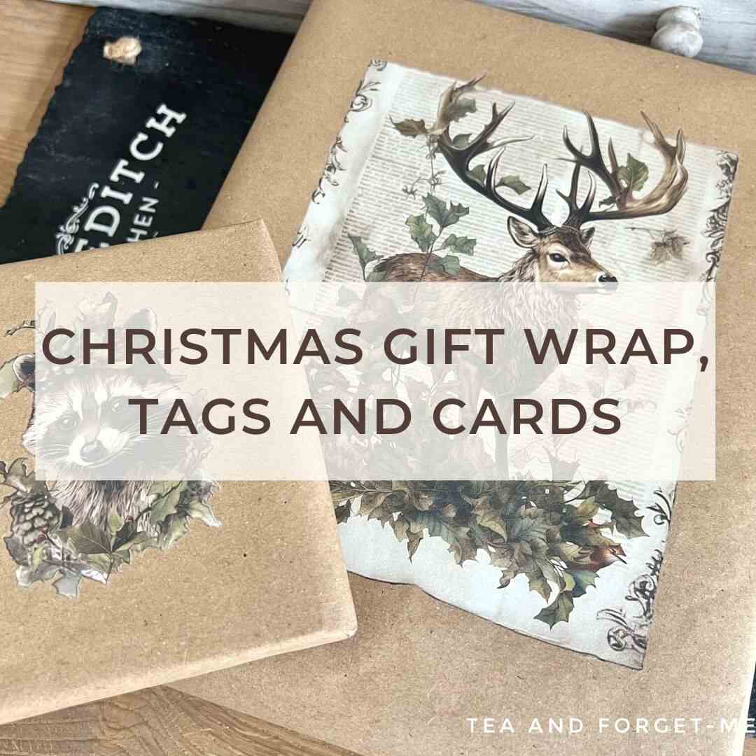 Make Easy DIY Christmas Gift Wrap, Tags and Cards