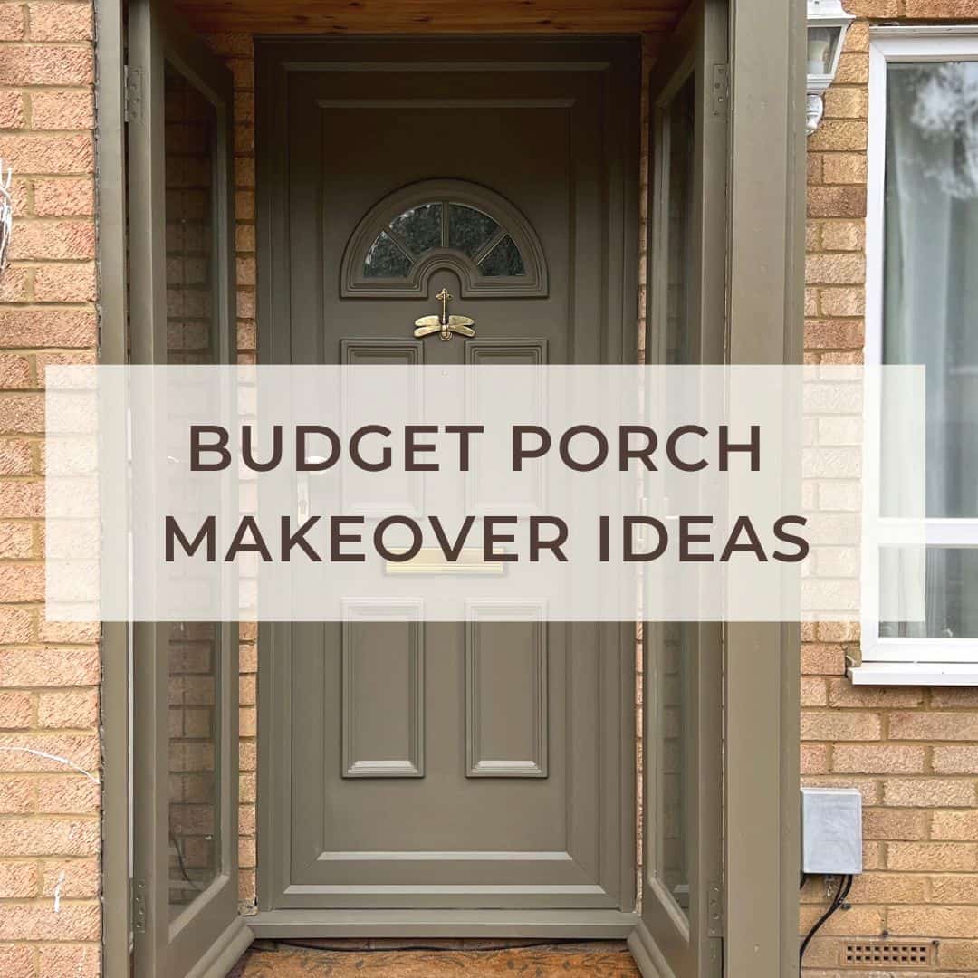 Small Front Porch Ideas On a Budget | Painted Makeovers
