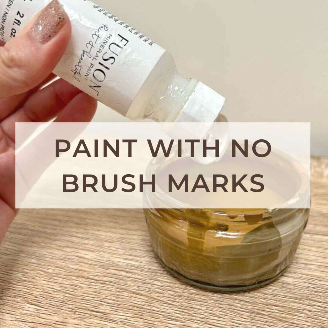 paint furniture with no brush marks