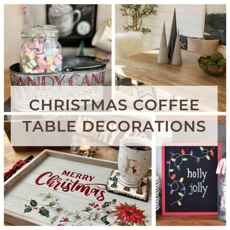 CHRISTMAS COFFEE TABLE DECORATIONS