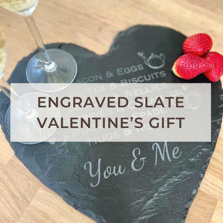 Laser Engraving Slate For DIY Valentine’s Day Gift