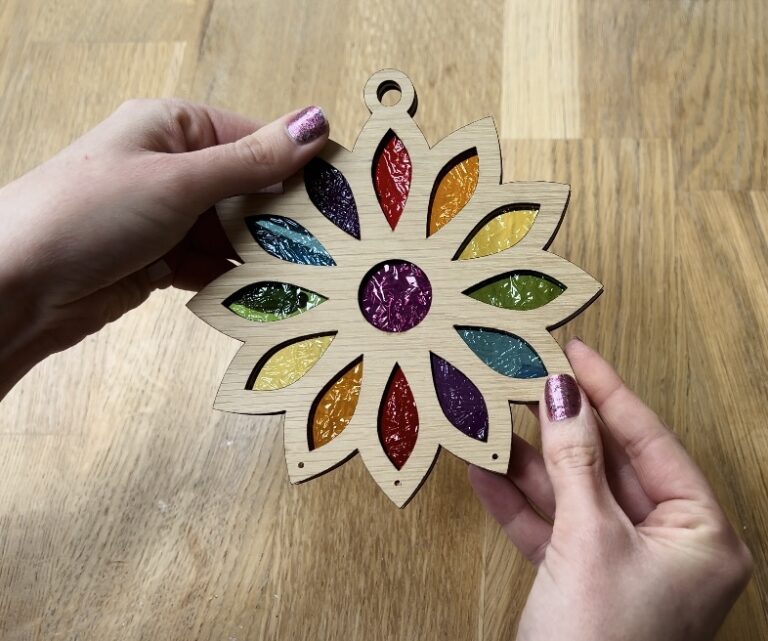 Crafting Wrapper Make a Suncatcher Quality Street Wrappers Craft – Tea and Forget-me-nots