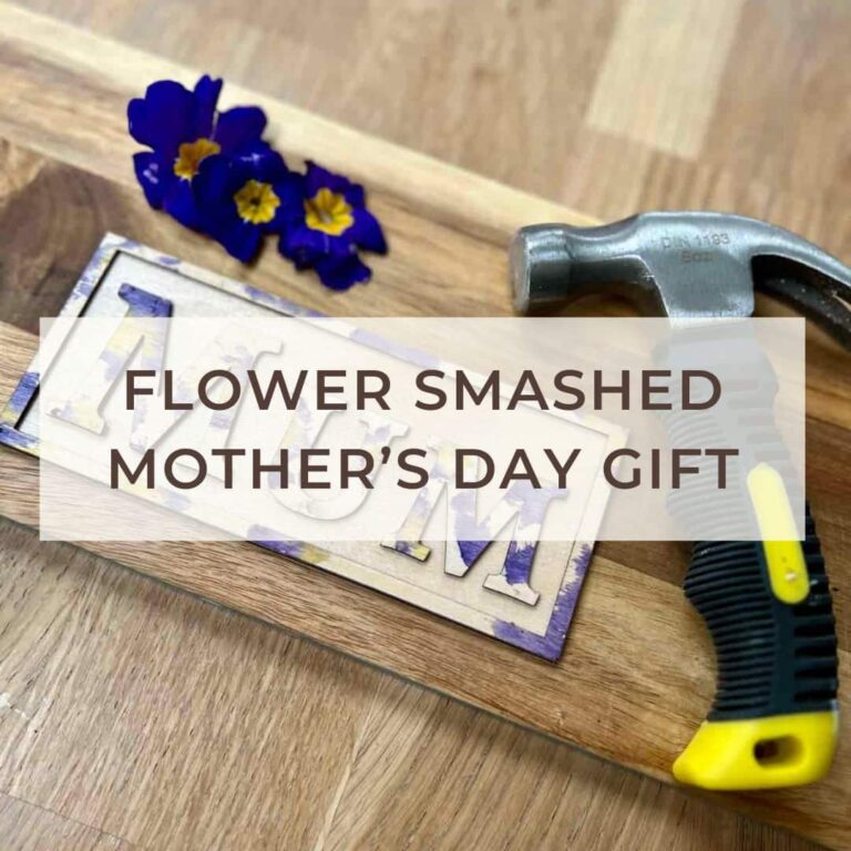 Hammered Flower Art For Easy DIY Mother’s Day Gift
