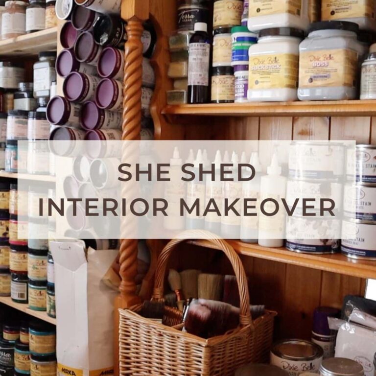 She Shed Interior Makeover and Organisation Ideas
