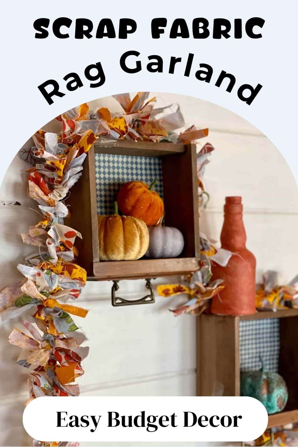 Simple Rag Garland DIY Tutorial with Scrap Fabric – Tea and Forget-me-nots